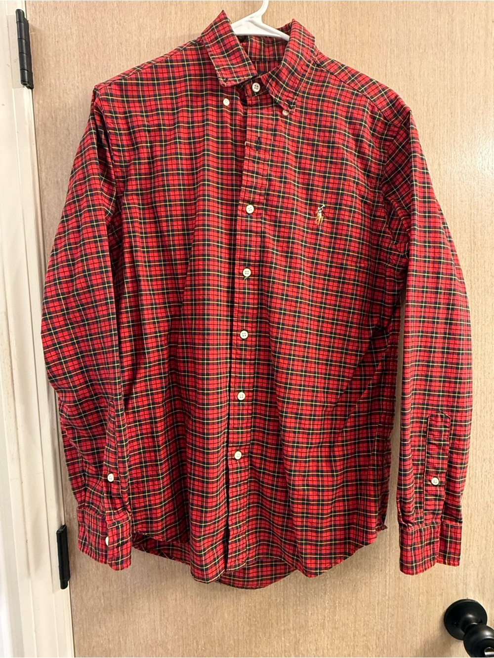 Ralph Lauren Red Plaid Button-Down Shirt